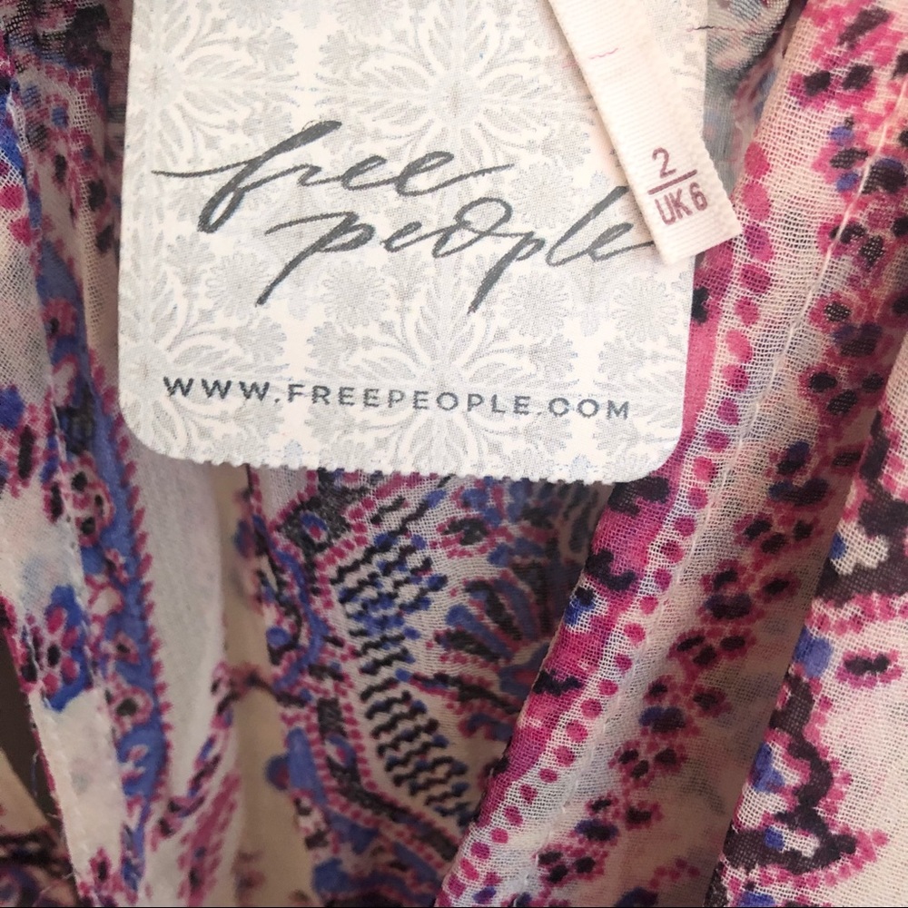 Free People Mirage Maxi Dress in Tea Combo - Picture 8 of 9